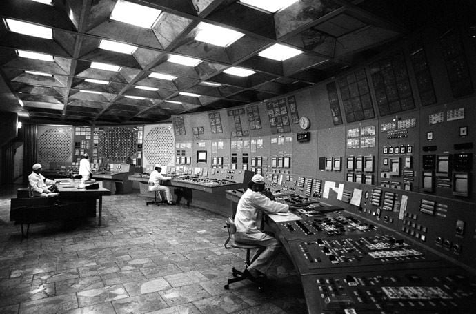 Çernobil 4. Reaktör Kontrol Odası